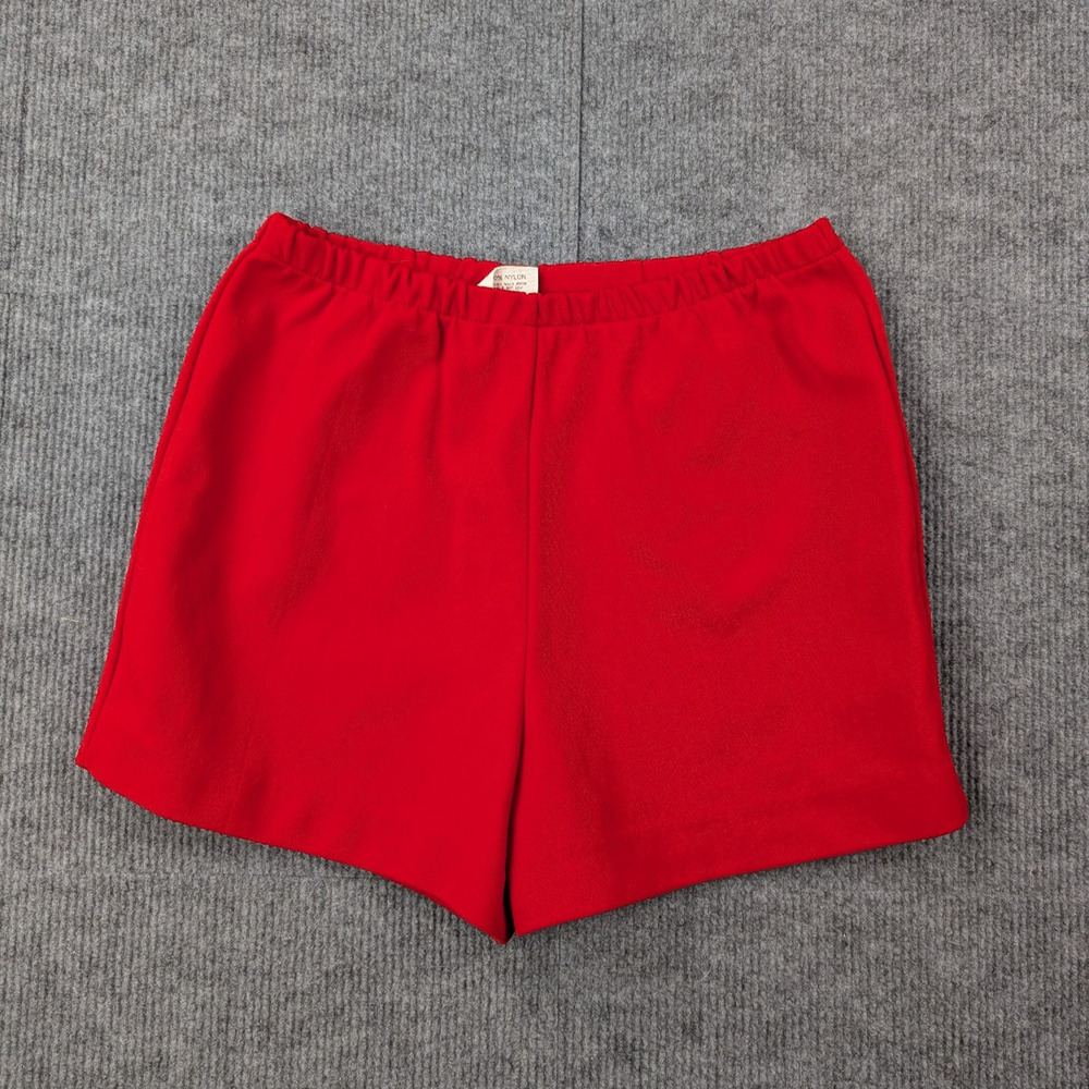 Vintage Russell Athletic Shorts Womens 8 Misses Athletic Hot Pants Red Pull On